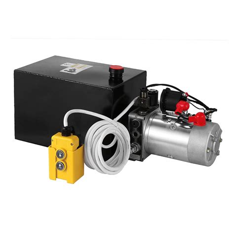 Mophorn 12 Quart Single Acting Hydraulic Pump 12v Hydraulic Power Unit
