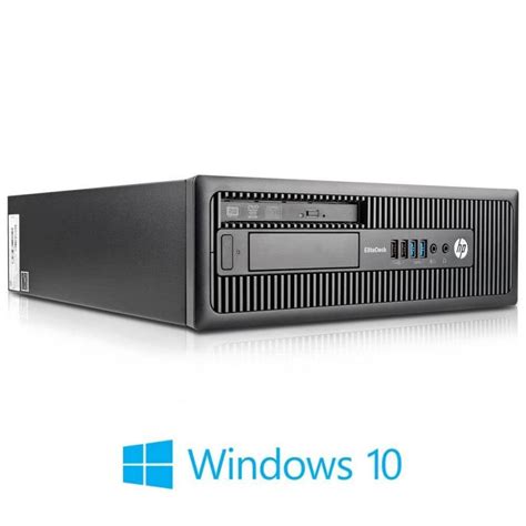 Calculatoare Hp Elitedesk 800 G1 Sff Quad Core I5 4570 Windows 10 Home