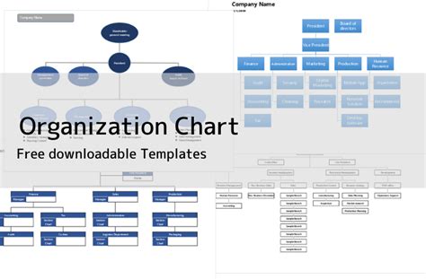 Organization Chart Free Downloadable Templates