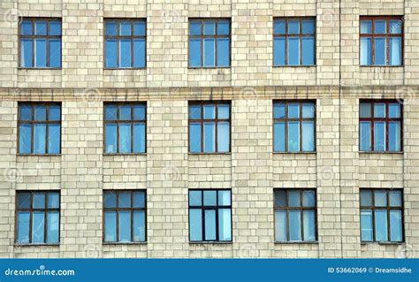 Building With Windows Stock Image Image Of Design Office 53662069
