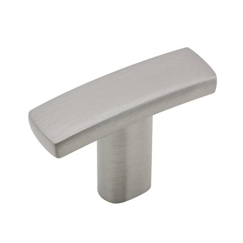 Shop Richelieu Expression Brushed Nickel Rectangular Cabinet Knob At