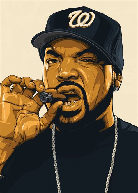 Artist Carmela Embanecido Metal Posters Displate Ice Cube Music