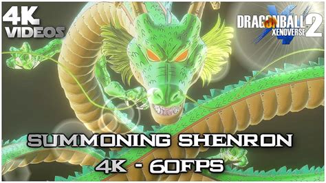 Summoning Shenron 4k 60fps Xenoverse 2 Youtube