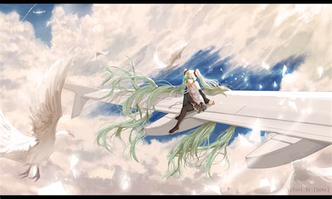 Flight To Sky Hatsune Miku Vocaloid Miku