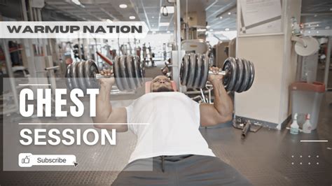 High Volume Chest Workout With Warmup Nation Youtube