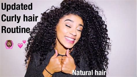 Updated Curly Hair Routine Natural Hair Jasmeannnn Youtube