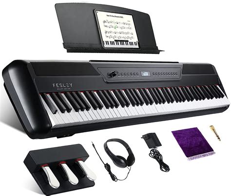 Fesley 88 Key Weighted Digital Piano Keyboard Full Size