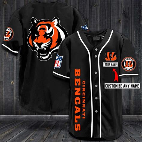 Best Cincinnati Bengals Personalized Custom Name Baseball Jersey Shirt