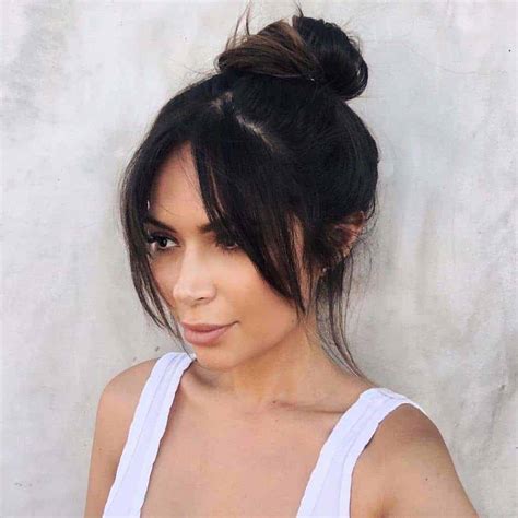 48 Magical Ways To Get Ponytails With Bangs Right Now Hairstyle Camp