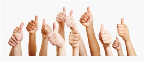 A Group Of Hands Giving The Thumbs Up Sign Showing Group Thumbs Up