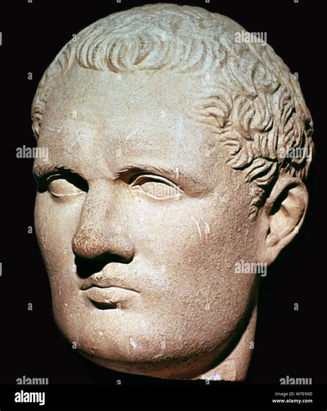 Jefe Del Emperador Romano Calígula Siglo Primero Artista Desconocido