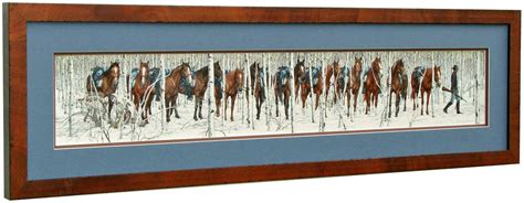Bev Doolittle Two Indian Horses Signed And Numbered Limited Edition