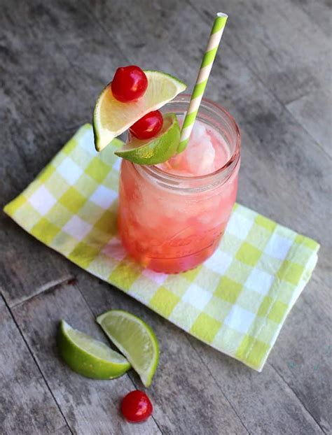 Cherry Limeade Slushie Recipe Popsicle Blog