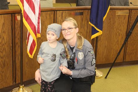 Year Old Battling Cancer Fulfills Dream Of Becoming A Police Officer At Swearing In Ceremony