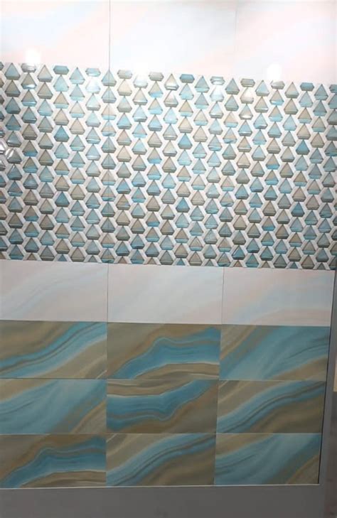 Digital Printing Ocean Printed Glossy Bathroom Tile For Wall