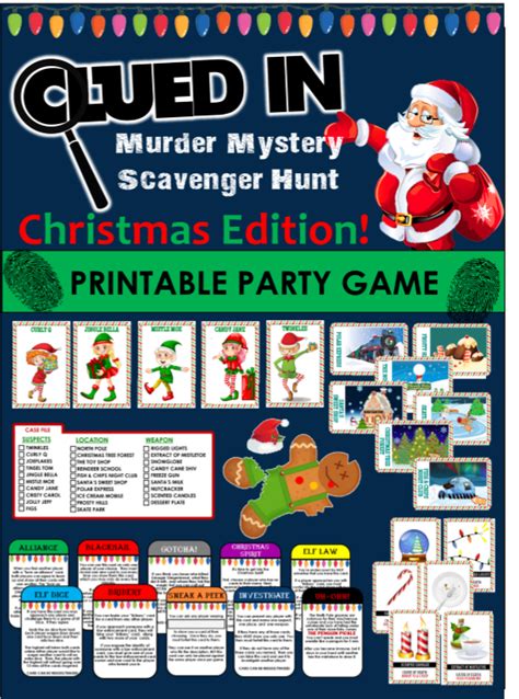 Murder Mystery Game Printable