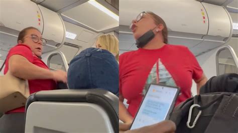 Woman Pulls Down Pants And Threatens To Urinate In Plane Aisle During