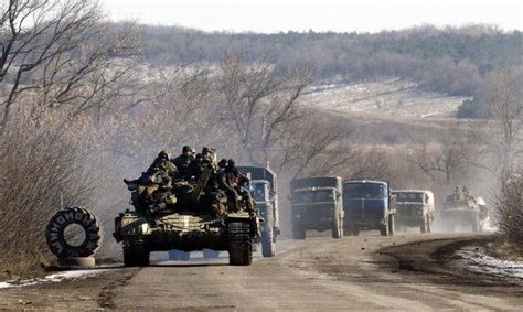 Ukrainian Soldiers Retreat From Eastern Town Raises Doubt For Truce