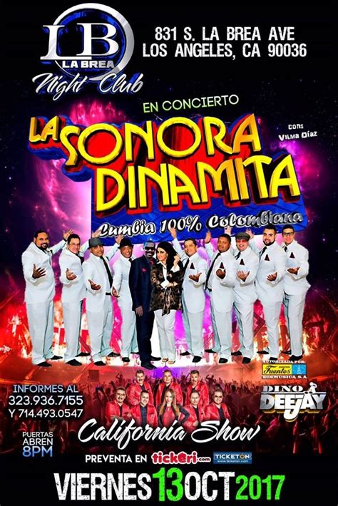 La Sonora Dinamita en Los Angeles,CA | Tickeri - concert tickets, latin tickets, latino tickets ...