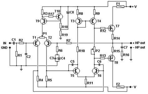 16 watt audio amplifier using pair of 8 watt lm383 audio amplifier chips: 100W Basic MOSFET Amplifier Circuit » Circuits Zone