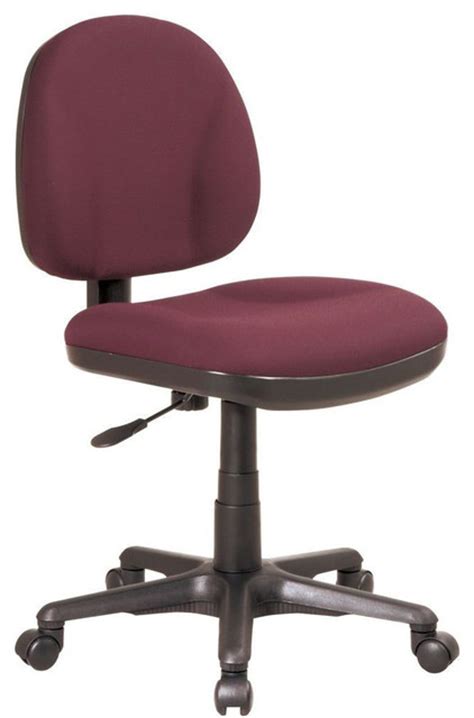 The nouhaus ergo flip chair is another comfortable office chair which gives you the option of arms or no arms. Sculptured Task Chair without Arms - Burgundy Fabric ...