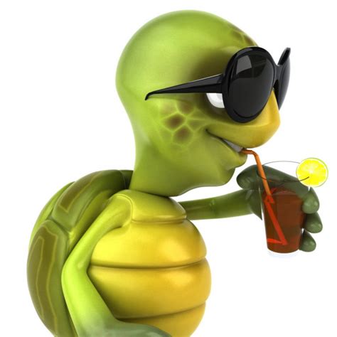 Turtle In Sunglasses 3d Illustration — Stock Photo © Julos 4401370
