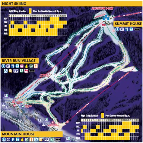 Trail Maps Ski Night Skiing And Mountain Bike Trail Map Dercum S Dash