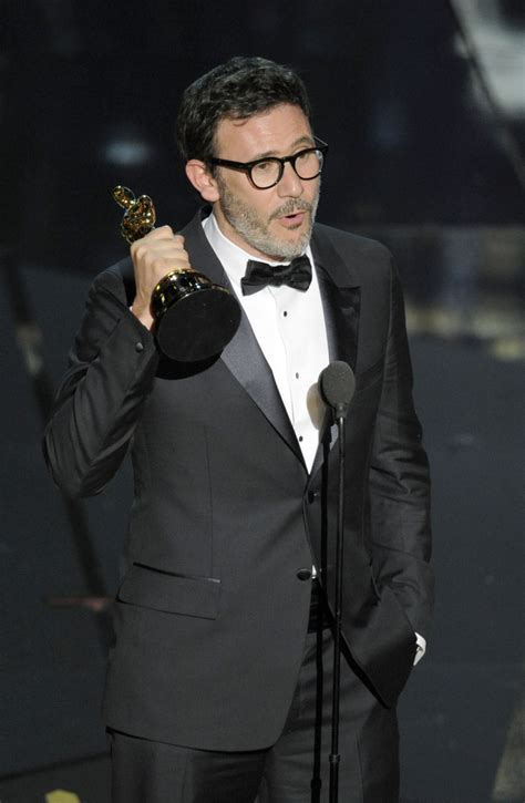 Michel Hazanavicius Recibe Su Oscar 2012 Tamaño Completo Fotos De