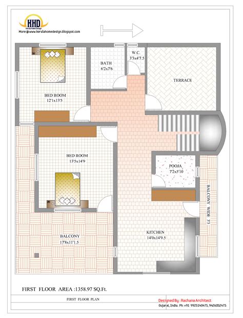 Duplex House Plan And Elevation 2878 Sq Ft Kerala Home Design And