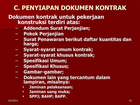 15% x nilai kontrak 100% x. PPT - DOKUMEN KONTRAK PowerPoint Presentation, free ...