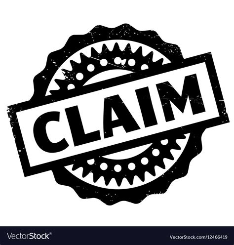 Claim Rubber Stamp Royalty Free Vector Image Vectorstock