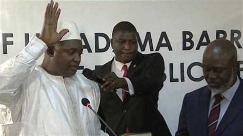 African Troops Move Into Gambia As New President Adama Barrow Sworn In In Senegal World News