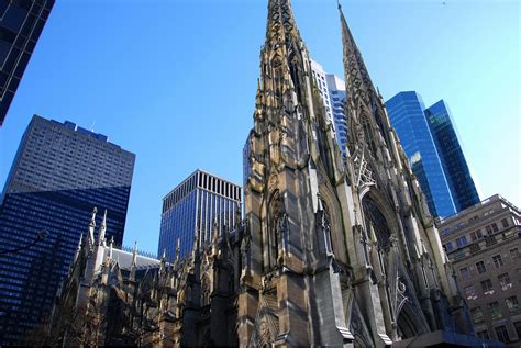 New York City Rockefeller Center 06 St Patricks Cathedral Outside St