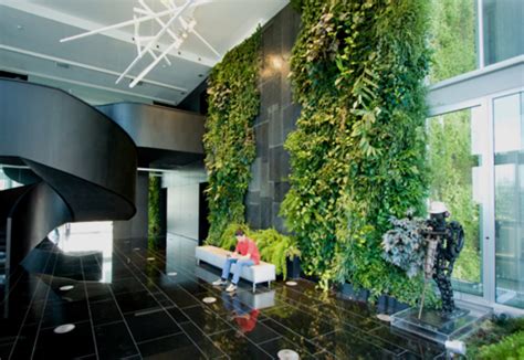 Vertical gardening is a great way to add greenery and plants to your home without needing a lot of space! Indoor Wall, Natura Towers by Vertical Garden Design ...