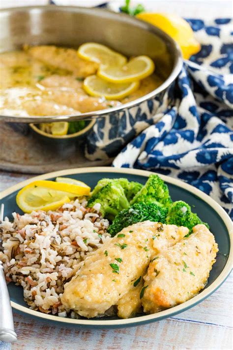 Creamy Skillet Lemon Chicken Recipe Cupcakes And Kale Chips