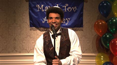 Watch Monologue Drakes Bar Mitzvah From Saturday Night Live