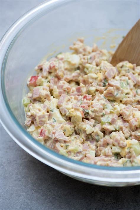 This Classic Recipe Is A Great Choice For Your Holiday Ham Leftovers Ham Salad Is Delicious