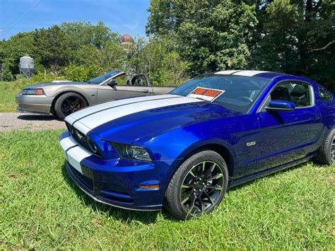 5th Gen Blue 2014 Ford Mustang Coupe Manual For Sale Mustangcarplace