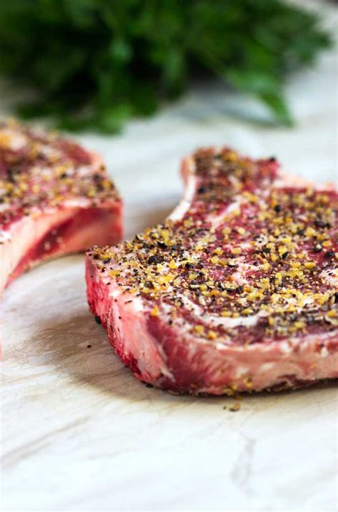 This Perfect Rib Eye Steak Has A Seasoning That Includes Dill Seed And