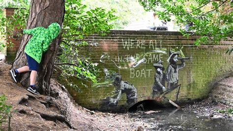 Banksy Revendique De Nouvelles œuvres Apparues Sur Des Murs Anglais