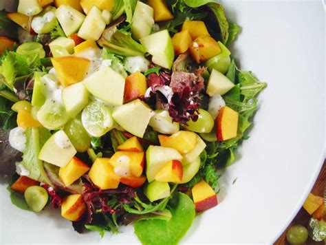 Spring Greens And Mixed Fruit Salad With Poppy Seed Dressing From King