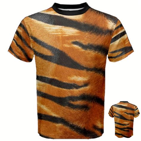 Tiger Stripe Skin Pattern T Shirt Etsy