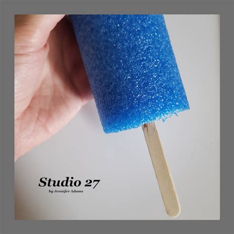 Studio 27 By Jennifer Adams Popsicle Decor From Pool Noodles And Sponges