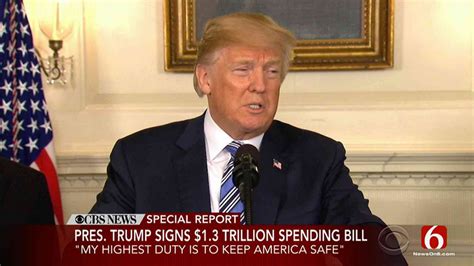Trump Signs 13 Trillion Spending Bill