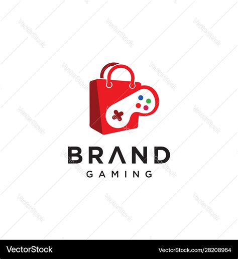 Gaming Store Logo Game Shop Logo Template Design Vector Image