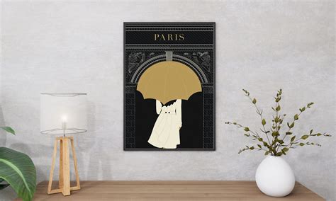Paris Poster, France Poster, Vintage Travel Poster, Travel Art, Retro Colors Poster - Poster 