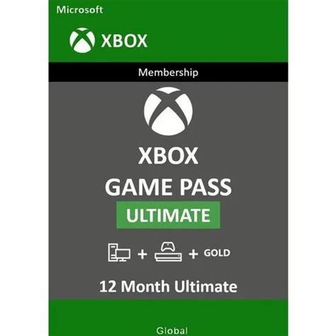 Microsoft Xbox Ultimate Game Pass 12 Months Controllers Wireless At