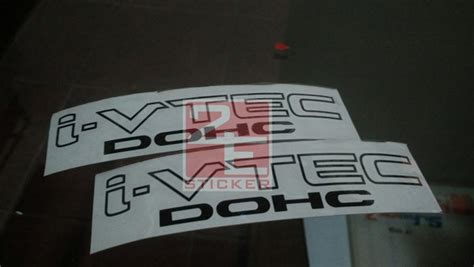 Jual Stiker Honda I Vtec Dohc Di Lapak 2e Sticker And Clothing Bukalapak