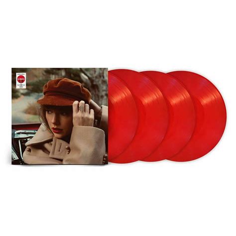 Taylor Swift Red Taylors Version Vinyl 4 Lp Red Version Target