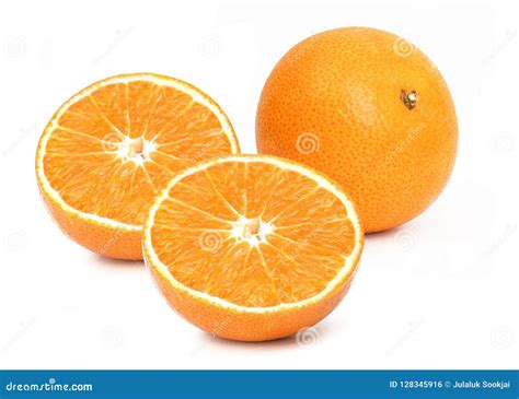Orange Fruit Isolated Stock Photo Image Of Beautiful 128345916